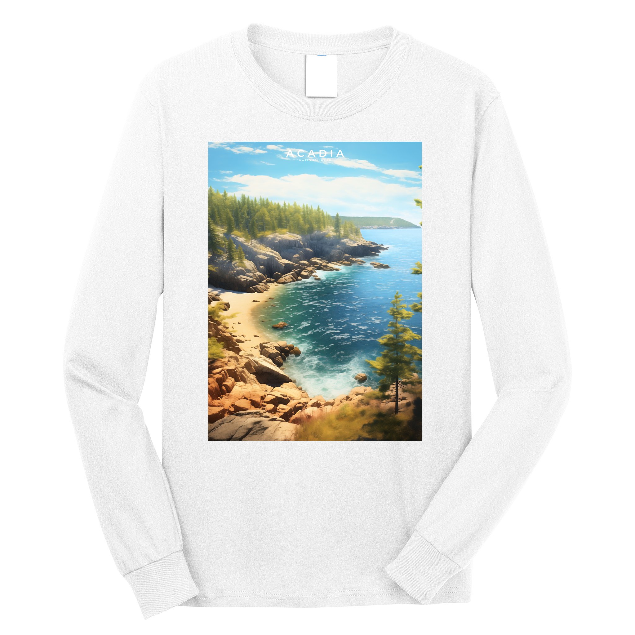 Acadia National Park Photographic Long Sleeve Shirt