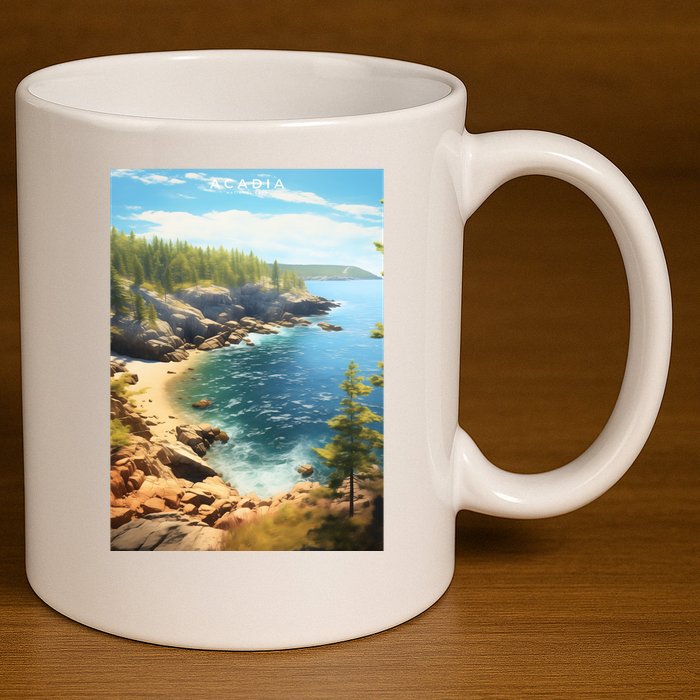Acadia National Park Photographic 11oz C Handle Ceramic Mug