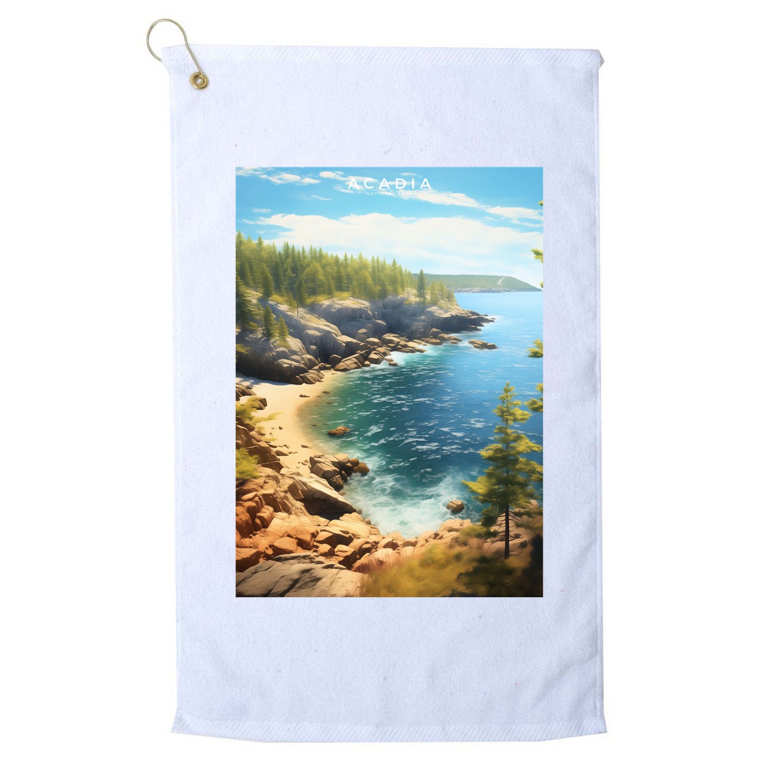 Acadia National Park Photographic Golf Towel