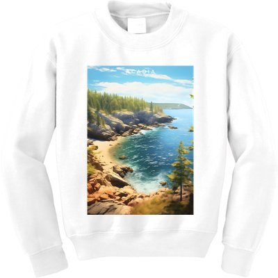 Acadia National Park Photographic Kids Sweatshirt