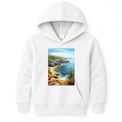 Acadia National Park Photographic Kids Hoodie