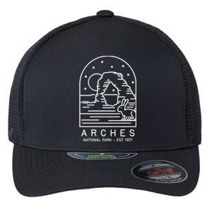 Arches National Park 1929 1971 Moab Utah Gift Flexfit Unipanel Trucker Cap