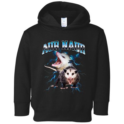 Aur Naur Possum Cute Funny Sarcastic Meme Toddler Hoodie