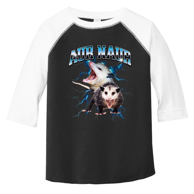 Aur Naur Possum Cute Funny Sarcastic Meme Toddler Fine Jersey T-Shirt