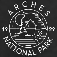 Arches National Park 1929 Moab Utah Meaningful Gift 7 Panel Mesh Trucker Snapback Hat
