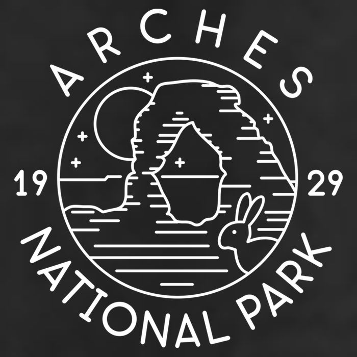 Arches National Park 1929 Moab Utah Meaningful Gift 7 Panel Mesh Trucker Snapback Hat