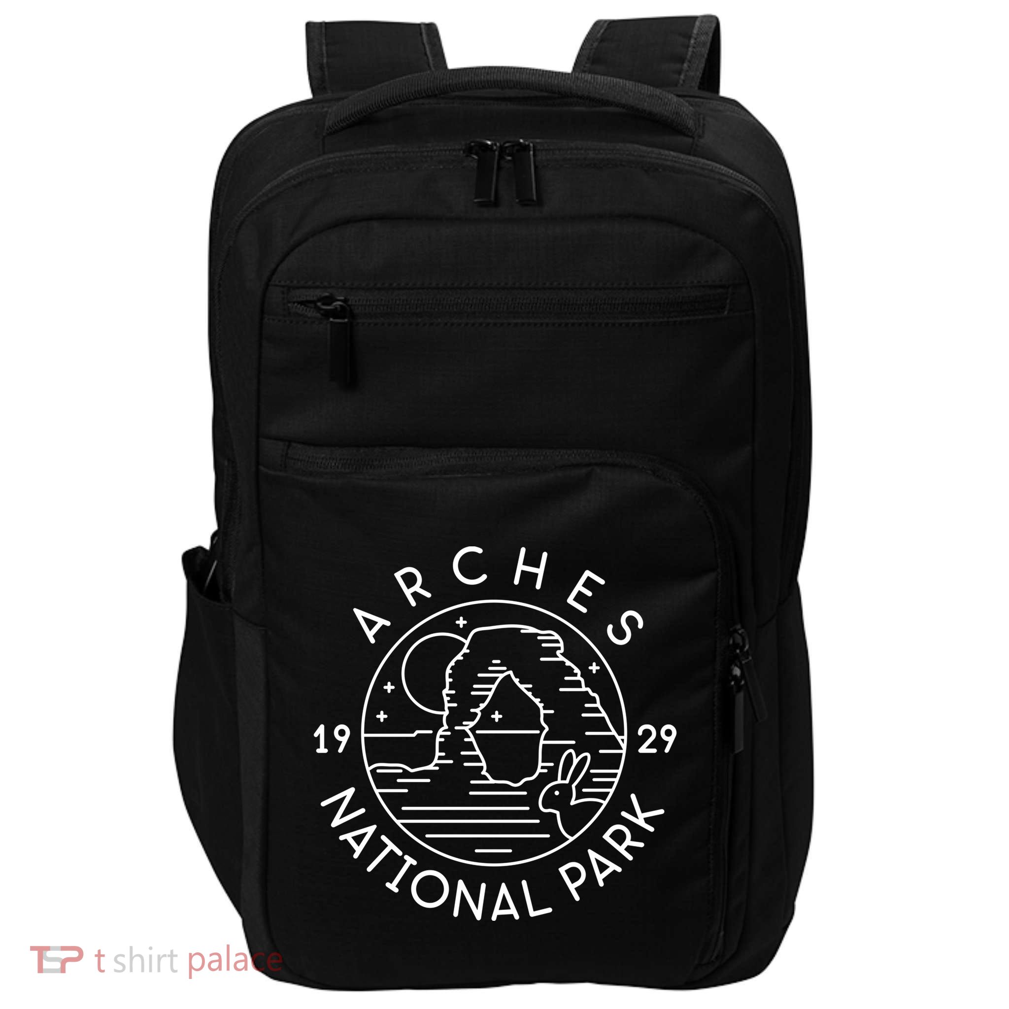 Arches National Park 1929 Moab Utah Meaningful Gift Impact Tech Backpack