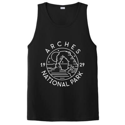 Arches National Park 1929 Moab Utah Meaningful Gift PosiCharge Competitor Tank