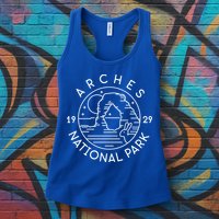 Arches National Park 1929 Moab Utah Meaningful Gift Womens Tank Top