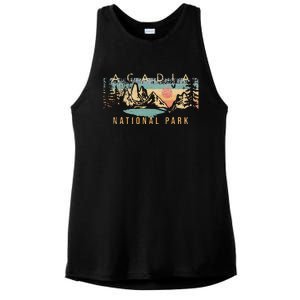 Acadia National Park Ladies PosiCharge Tri-Blend Wicking Tank