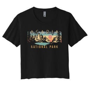 Acadia National Park Women's Crop Top Tee