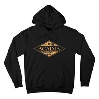 Acadia National Park Maine Bear Graphic Hoodie