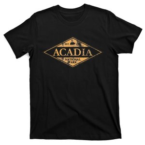 Acadia National Park Maine Bear Graphic T-Shirt