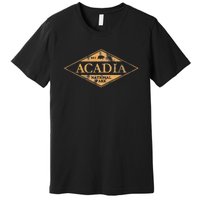 Acadia National Park Maine Bear Graphic Premium T-Shirt