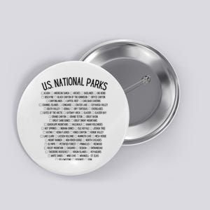 American National Parks Checklist US National Parks Family Button