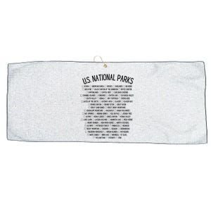 American National Parks Checklist US National Parks Family Large Microfiber Waffle Golf Towel