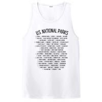 American National Parks Checklist US National Parks Family PosiCharge Competitor Tank