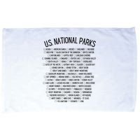 American National Parks Checklist US National Parks Family Microfiber Hand Towel