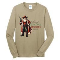 Annual North Pole Rodeo Cowboy Santa Christmas Tall Long Sleeve T-Shirt