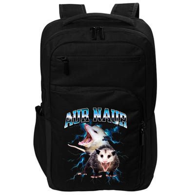 Aur Naur Possum Cute Funny Sarcastic Meme Impact Tech Backpack