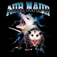 Aur Naur Possum Cute Funny Sarcastic Meme Backpack