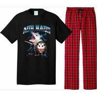 Aur Naur Possum Cute Funny Sarcastic Meme Pajama Set