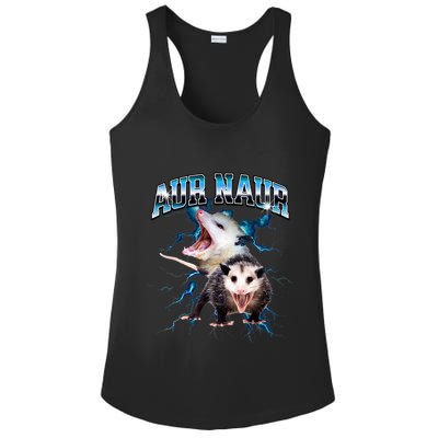 Aur Naur Possum Cute Funny Sarcastic Meme Ladies PosiCharge Competitor Racerback Tank
