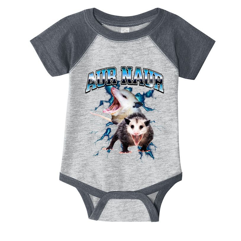 Aur Naur Possum Cute Funny Sarcastic Meme Infant Baby Jersey Bodysuit