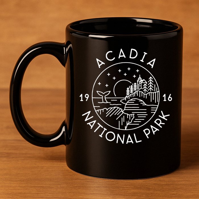 Acadia National Park 11oz C Handle Ceramic Mug