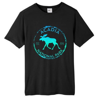 Acadia National Park NP Maine Moose Lovers Tall Fusion ChromaSoft Performance T-Shirt