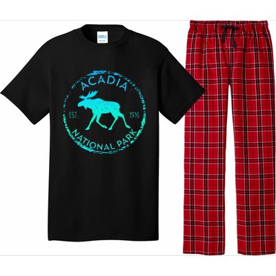 Acadia National Park NP Maine Moose Lovers Pajama Set