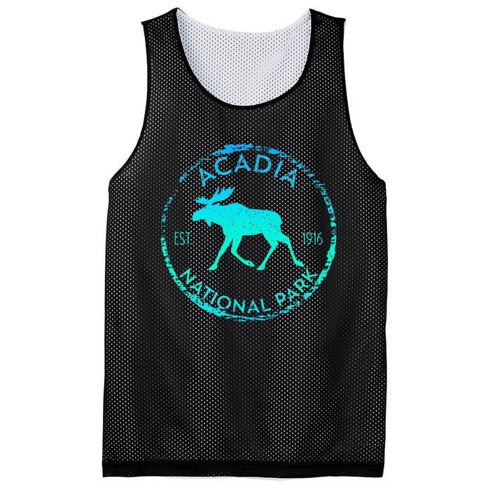 Acadia National Park NP Maine Moose Lovers Mesh Reversible Basketball Jersey Tank