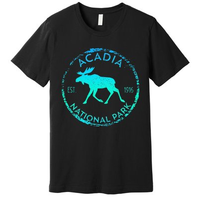 Acadia National Park NP Maine Moose Lovers Premium T-Shirt