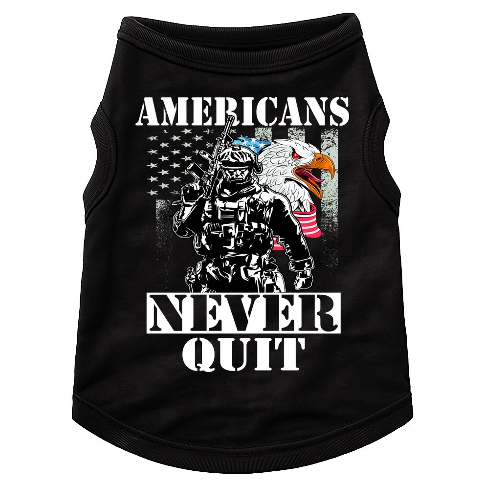 Americans Never Quit Veteran Doggie Tank