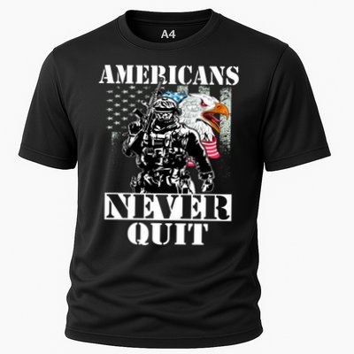 Americans Never Quit Veteran Performance Shirt