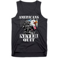 Americans Never Quit Veteran Tank Top