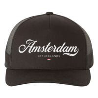 Amsterdam Netherlands Retro Vintage Yupoong Adult 5-Panel Trucker Hat