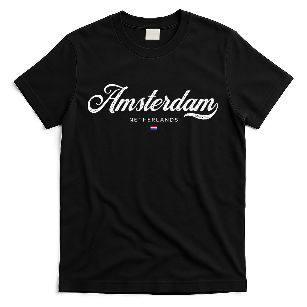 Amsterdam Netherlands Retro Vintage T-Shirt