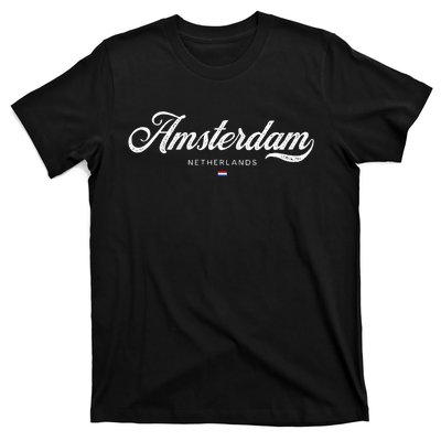 Amsterdam Netherlands Retro Vintage T-Shirt