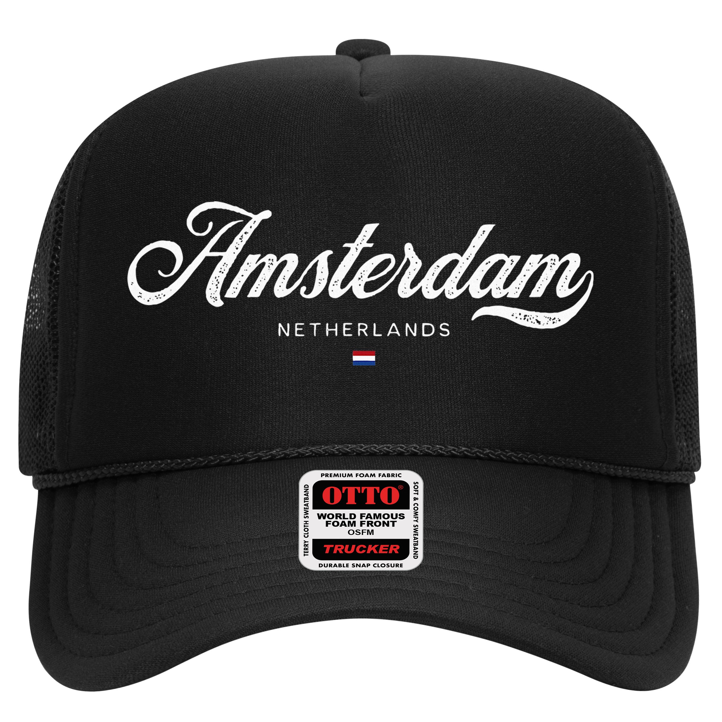 Amsterdam Netherlands Retro Vintage Hat