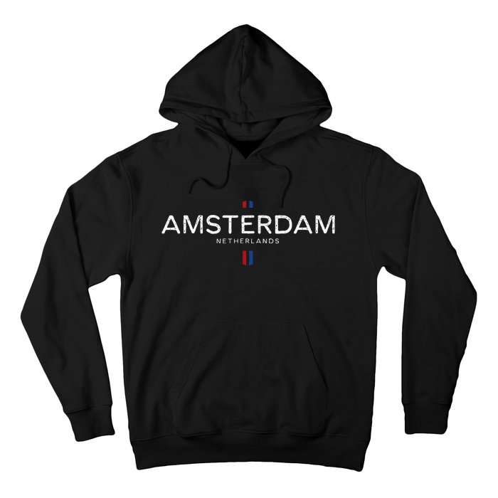 Amsterdam Netherlands Retro Vintage Hoodie