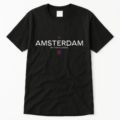 Amsterdam Netherlands Retro Vintage Tall T-Shirt
