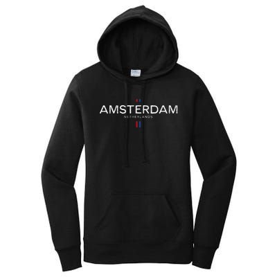 Amsterdam Netherlands Retro Vintage Women's Pullover Hoodie