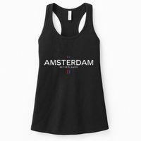 Amsterdam Netherlands Retro Vintage Womens Tank Top