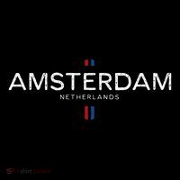 Amsterdam Netherlands Retro Vintage Baby Bodysuit