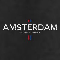 Amsterdam Netherlands Retro Vintage Golf Towel