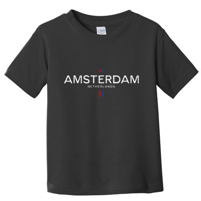 Amsterdam Netherlands Retro Vintage Toddler T-Shirt