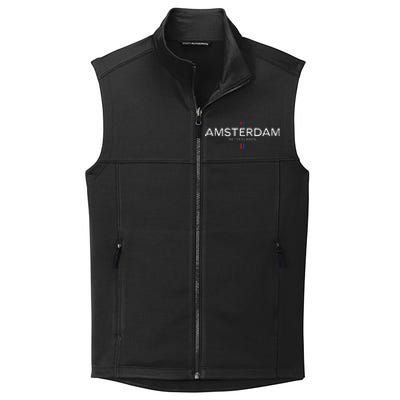 Amsterdam Netherlands Retro Vintage Collective Smooth Fleece Vest