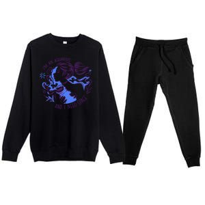 Aquarius Need Space Female Premium Crewneck Sweatsuit Set