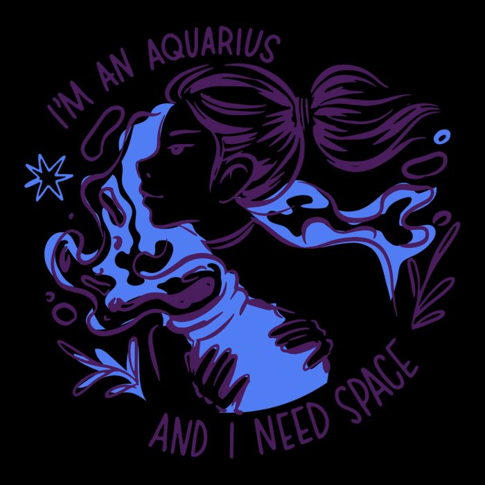 Aquarius Need Space Female Sustainable Knit Beanie
